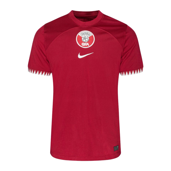 Men's Replica Qatar Home Soccer Jersey Shirt 2022 Nike - World Cup 2022