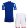 Men's Replica Japan Home Soccer Jersey Kit (Jersey+Shorts) 2022 Adidas - World Cup 2022