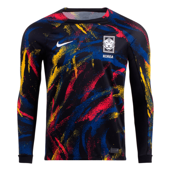 Men's Replica South Korea Away Long Sleeves Soccer Jersey Shirt 2022 Nike - World Cup 2022