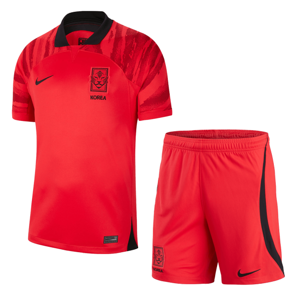 Men's Replica South Korea Home Soccer Jersey Kit (Jersey+Shorts) 2022/23 Nike - World Cup 2022