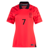 Women's Replica H M SON #7 South Korea Home Soccer Jersey Shirt 2022 Nike