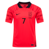 Men's Replica H M SON #7 South Korea Home Soccer Jersey Shirt 2022 Nike - World Cup 2022