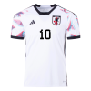 Men's Replica MINAMINO #10 Japan Away Soccer Jersey Shirt 2022 Adidas - World Cup 2022