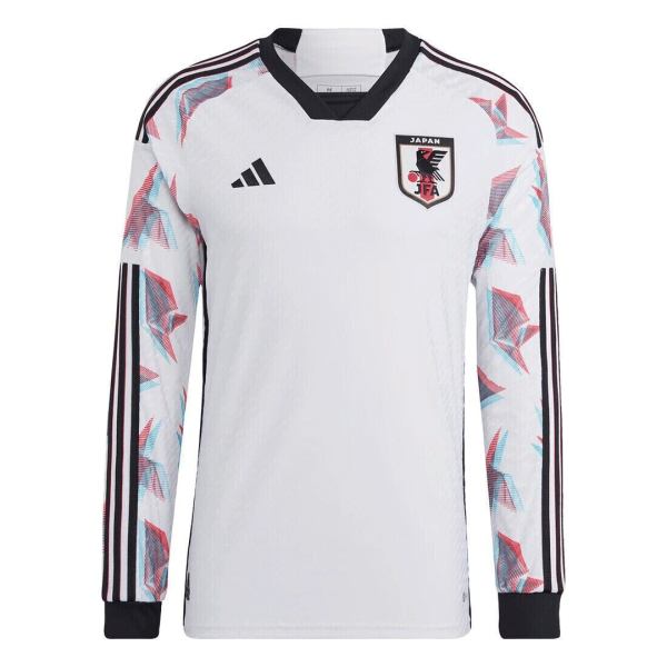 Men's Authentic Japan Away Soccer Long Sleeves Jersey Shirt 2022 Adidas - World Cup 2022