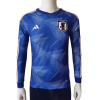 Men's Authentic Japan Home Soccer Long Sleeves Jersey Shirt 2022 Adidas - World Cup 2022