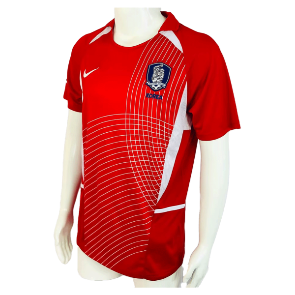 Men's Retro 2002 South Korea Home Soccer Jersey Shirt Nike
