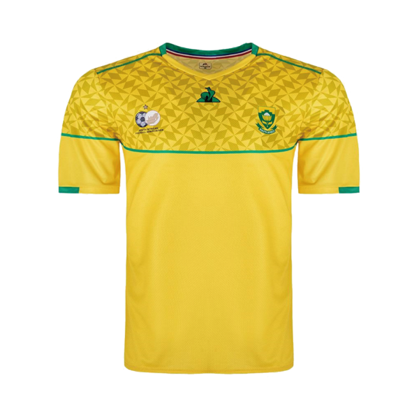 Men's Replica South Africa Home Soccer Jersey Shirt 2020 Le Coq Sportif