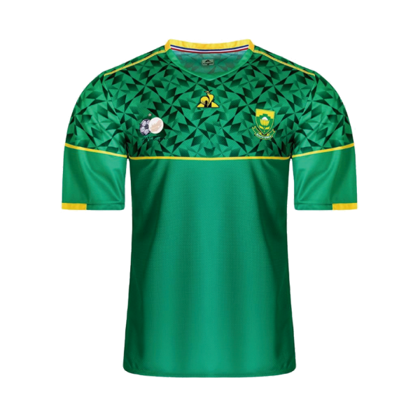 Men's Replica South Africa Away Soccer Jersey Shirt 2020 Le Coq Sportif