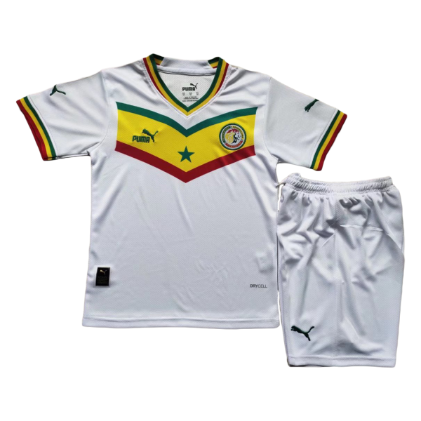 Kids Senegal Home Soccer Jersey Kit (Jersey+Shorts) 2022/23 Puma - World Cup 2022