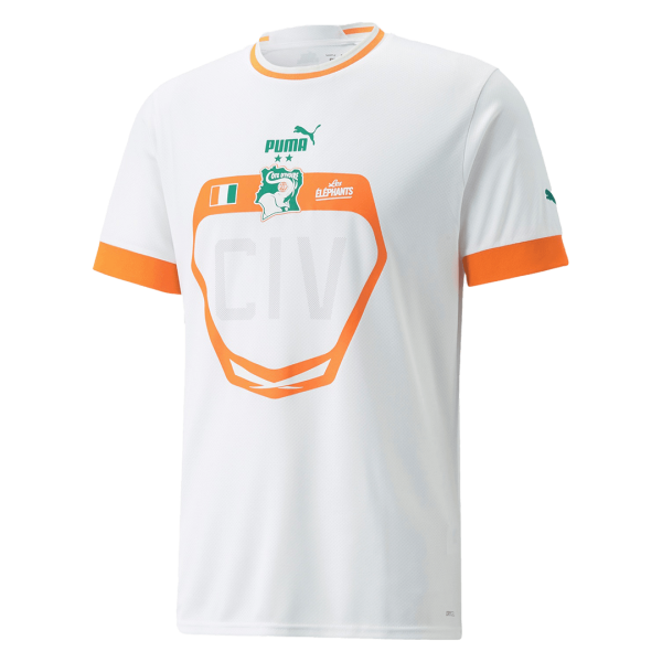 Men's Replica Côte d'Ivoire Away Soccer Jersey Shirt 2022 Puma