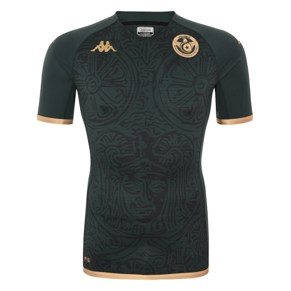 Men's Replica Tunisia Third Away Soccer Jersey Shirt 2022 Kappa - World Cup 2022 | Tunisia