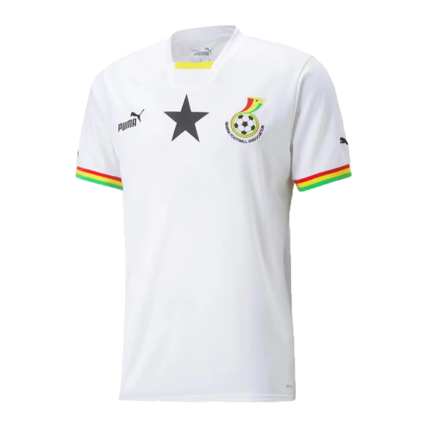 Men's Replica Ghana Home Soccer Jersey Shirt 2022 Puma - World Cup 2022 | Ghana