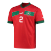 Men's Replica HAKIMI #2 Morocco  Home Soccer Jersey Shirt 2022 Puma - World Cup 2022
