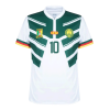 Men's Replica ABOUBAKAR #10 Cameroon Away Soccer Jersey Shirt 2022 Le Coq Sportif - World Cup 2022