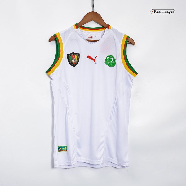 Men's Retro 2002 Cameroon Away Soccer Jersey Shirt Puma