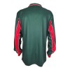 Men's Retro 1998 Replica Morocco  Home Long Sleeves Soccer Jersey Shirt Puma