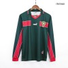 Men's Retro 1998 Replica Morocco  Home Long Sleeves Soccer Jersey Shirt Puma