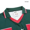 Men's Retro 1998 Replica Morocco  Home Long Sleeves Soccer Jersey Shirt Puma