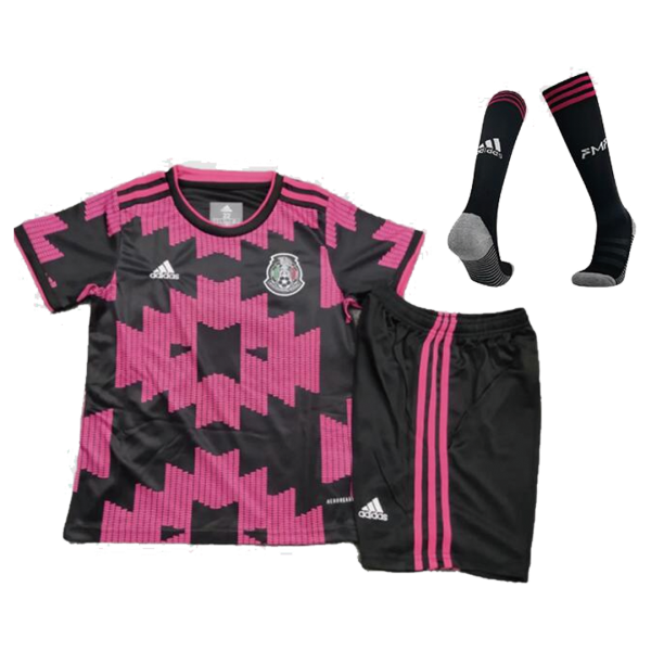 Men's Replica Mexico Home Soccer Jersey Whole Kit (Jersey+Shorts+Socks) 2021 Adidas