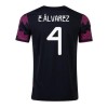 Men's Replica E.ÁLVAREZ #4 Mexico Home Soccer Jersey Shirt 2021 Adidas