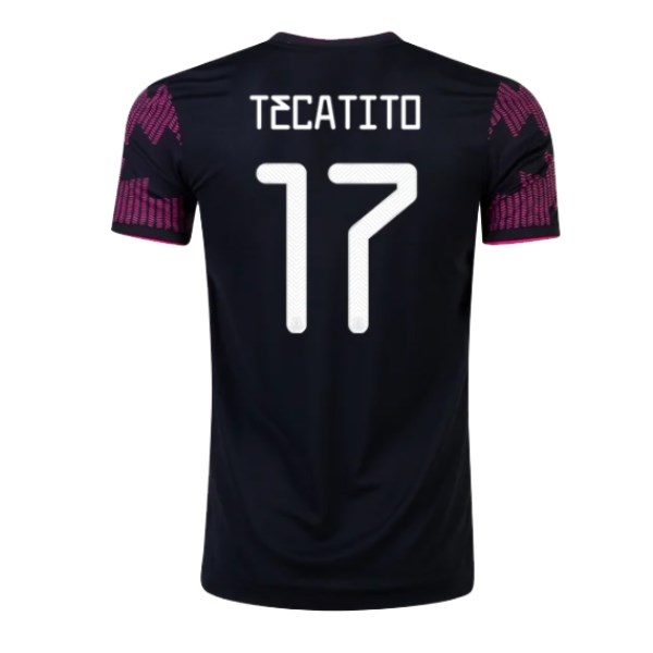 Men's Replica TECATITO #17 Mexico Home Soccer Jersey Shirt 2021 Adidas