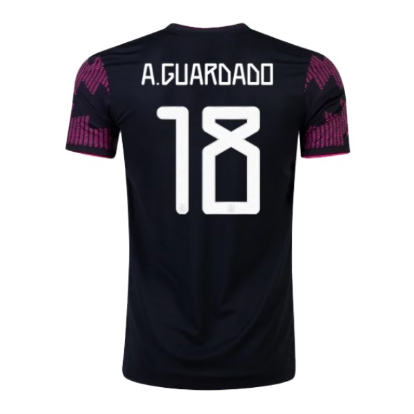 Men's Replica A.GUARDADO #18 Mexico Home Soccer Jersey Shirt 2021 Adidas