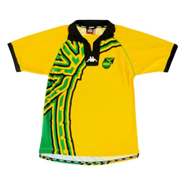 Men's Retro 1998 Jamaica Home Soccer Jersey Shirt Kappa