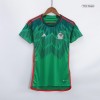 Women's Replica Mexico Home Soccer Jersey Shirt 2022 Adidas - World Cup 2022