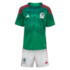 Kids Mexico Home Soccer Jersey Kit (Jersey+Shorts) 2022 Adidas - World Cup 2022
