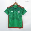Kids Mexico Home Soccer Jersey Kit (Jersey+Shorts) 2022 Adidas - World Cup 2022