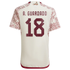 Men's Replica A.GUARDADO #18 Mexico Away Soccer Jersey Shirt 2022 Adidas - World Cup 2022