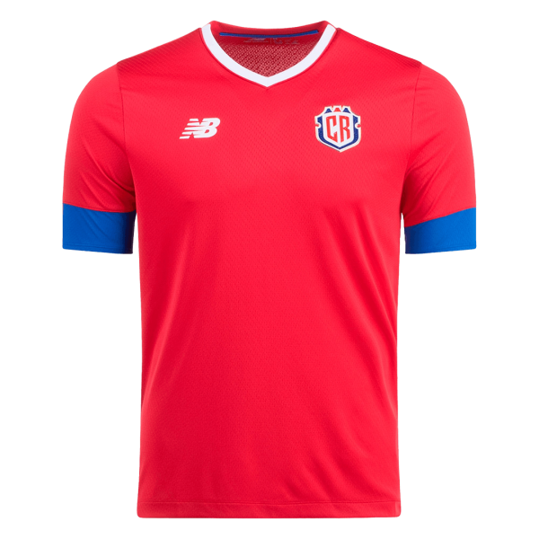 Men's Replica Costa Rica Home Soccer Jersey Shirt 2022 NewBalance - World Cup 2022
