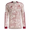 Men's Replica Mexico Away Long Sleeves Soccer Jersey Shirt 2022 Adidas - World Cup 2022