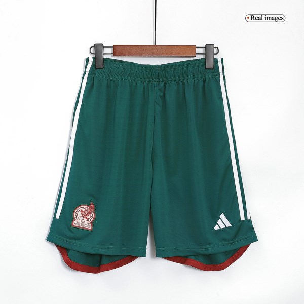 Men's World Cup Mexico Away Soccer Shorts 2022 Adidas - World Cup 2022