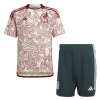 Men's Replica Mexico Away Soccer Jersey Kit (Jersey+Shorts) 2022 Adidas - World Cup 2022