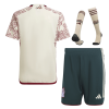 Men's Replica Mexico Away Soccer Jersey Whole Kit (Jersey+Shorts+Socks) 2022 Adidas - World Cup 2022