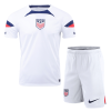Men's Replica USA Home Soccer Jersey Kit (Jersey+Shorts) 2022 Nike - World Cup 2022