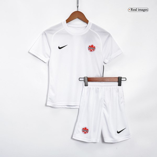 Kids Canada Away Soccer Jersey Kit (Jersey+Shorts) 2022 Nike - World Cup 2022