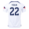 Men's Replica YEDLIN #22 USA Home Soccer Jersey Shirt 2022 Nike - World Cup 2022