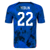 Men's Authentic YEDLIN #22 USA Away Soccer Jersey Shirt 2022 Nike World Cup 2022