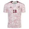 Men's Authentic A.GUARDADO #18 Mexico Away Soccer Jersey Shirt 2022 Adidas World Cup 2022