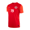 Men's Replica DAVIES #19 Canada Home Soccer Jersey Shirt 2021/22 Nike