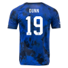 Men's Replica DUNN #19 USA Away Soccer Jersey Shirt 2022 Nike - World Cup 2022