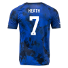 Men's Replica HEATH #7 USA Away Soccer Jersey Shirt 2022 Nike - World Cup 2022