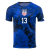 Men's Replica MORGAN #13 USA Away Soccer Jersey Shirt 2022 Nike - World Cup 2022