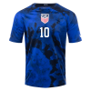 Men's Replica PULISIC #10 USA Away Soccer Jersey Shirt 2022 Nike - World Cup 2022