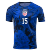 Men's Replica RAPINOE #15 USA Away Soccer Jersey Shirt 2022 Nike - World Cup 2022