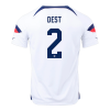 Men's Replica DEST #2 USA Home Soccer Jersey Shirt 2022 Nike - World Cup 2022