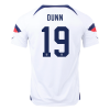Men's Replica DUNN #19 USA Home Soccer Jersey Shirt 2022 Nike - World Cup 2022