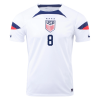 Men's Replica ERTZ #8 USA Home Soccer Jersey Shirt 2022 Nike - World Cup 2022